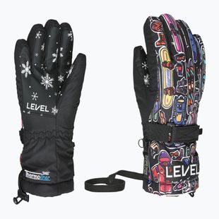 Dětské snowboardové rukavice Level Junior purple