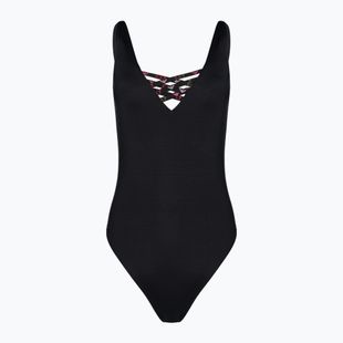 Dámské jednodílné plavky EA7 Emporio Armani Water Sports BW Tape nero