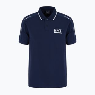 Pánské polo tričko  EA7 Emporio Armani Train Visibility navy blue