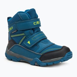 Dětské sněhule CMP Pyry Snowboots petrol / yellow fluo