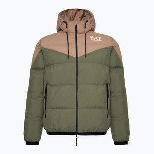 Pánská bunda EA7 Emporio Armani Train Athletic Colour Block Padded beetlee