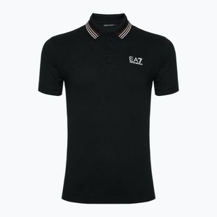 Pánské tričko EA7 Emporio Armani Golf Pro Polo Check black
