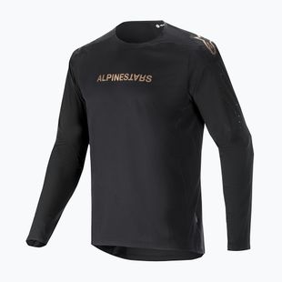 Pánský cyklistický dres longsleeve  Alpinestars A-Aria Polartec Switch black