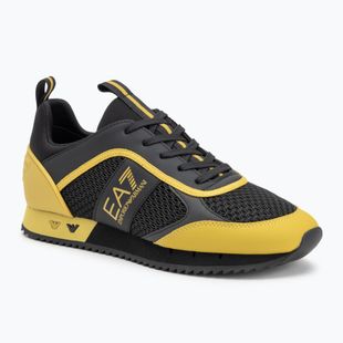 Boty EA7 Emporio Armani Black & White Laces black/antique moss