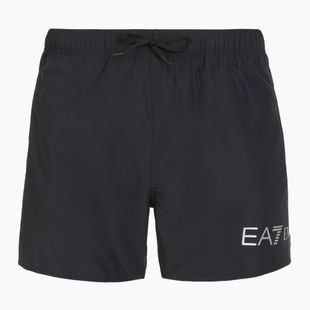 Pánské plavecké šortky EA7 Emporio Armani Extended Logo Boxer black/silver