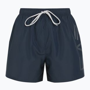 Pánské plavecké šortky EA7 Emporio Armani Swim Trunks With Oversized Logo armani blue / silver