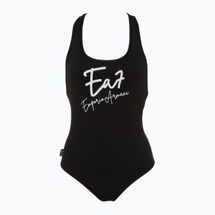 Dámské jednodílné plavky EA7 Emporio Armani Maxi Logo One Piece black