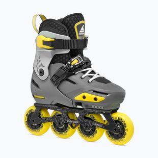 Dětské kolečkové brusle Rollerblade Apex Jr charcoal/yellow