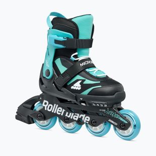 Dětské kolečkové brusle Rollerblade Microblade Jr black/light blue