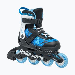 Dětské kolečkové brusle Rollerblade Microblade SL Jr black/sky blue
