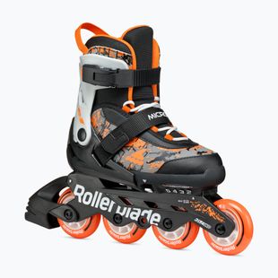Dětské kolečkové brusle Rollerblade Microblade SL Jr black/orange