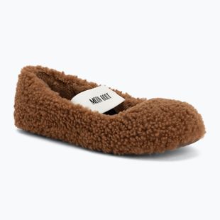 Dámské baleríny Moon Boot Shearling Ballerina cognac