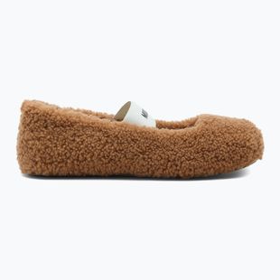 Dámské espadrilky Moon Boot Shearling Ballerina cognac
