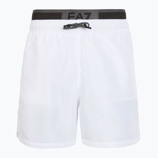 Pánské plavecké šortky EA7 Emporio Armani Logo Tape Boxer White