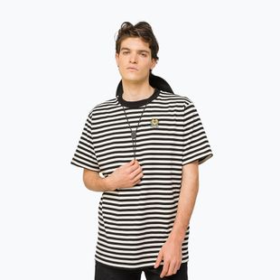 Pánské tričko Kaotiko M/C Rayas Corazon black