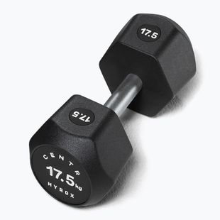 Činka Centr Urethane Dumbbell Centr x Hyrox 17,5 kg black