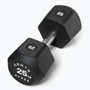 Činka Centr Urethane Dumbbell Centr x Hyrox 25 kg black