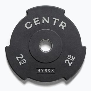 Bumperová závaží Centr Top Plate Centr x Hyrox black