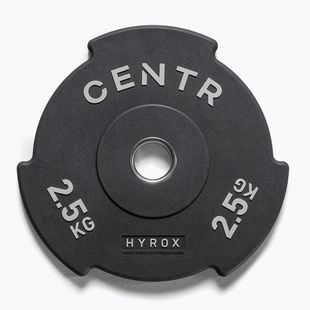 Bumperová závaží Centr Olimpijski Centr x Hyrox Interlocking Bumper Plate 2 pcs black