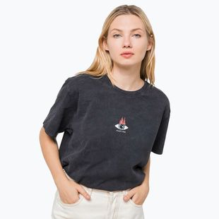 Dámské tričko Kaotiko Washed Moon Sphynx black