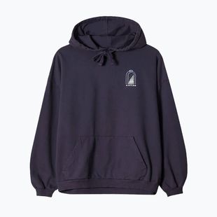 Pánská mikina Kaotiko Washed Trust Your Intuition dark lilac