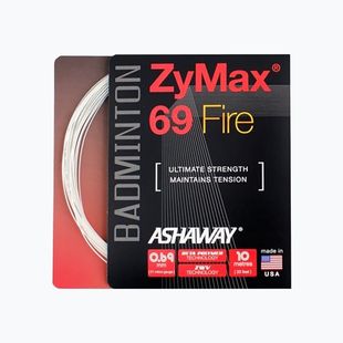 Bedmintonový výplet ASHAWAY ZyMax 69 Fire - set white