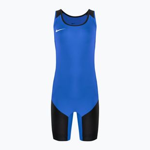 Pánský zápasnický dres Nike Weightlifting Singlet royal/black