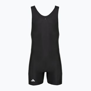 Pánský zápasnický dres adidas 3 Stripe Singlet black/white
