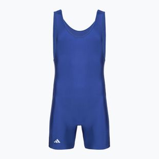Pánský zápasnický dres adidas 3 Stripe Singlet royal/white