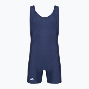 Pánský zápasnický dres adidas 3 Stripe Singlet navy/white