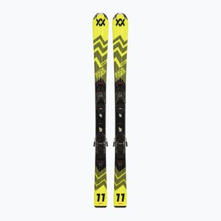 Dětské sjezdové lyže  Völkl Racetiger Jr Yellow + vázání 4.5 VMotion Jr 100-120 cm yellow