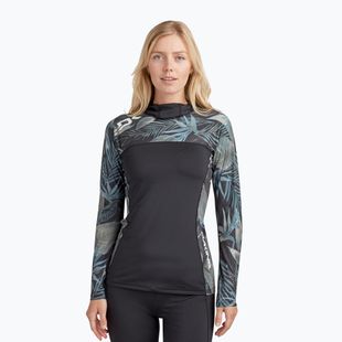 Dakine dámské plavecké tričko Hd Snug Fit Rashguard Hoodie black/grey DKA333W0002