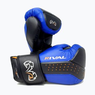 Boxerské rukavice Rival RB10 Intelli-Shock Bag black/blue