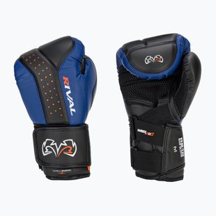 Boxerské rukavice Rival RB10 Intelli-Shock Bag black/blue