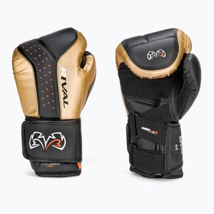 Boxerské rukavice Rival RB10 Intelli-Shock Bag black/gold