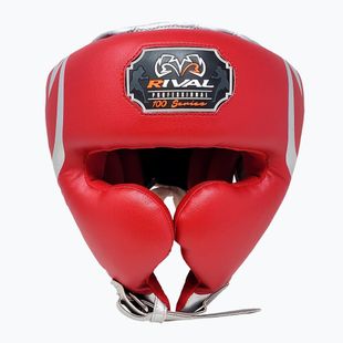 Boxerská přilba Rival RHG100 Professional Headgear red/silver/grey