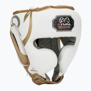 Boxerská helma Rival RHG100 Professional Headgear white/gold