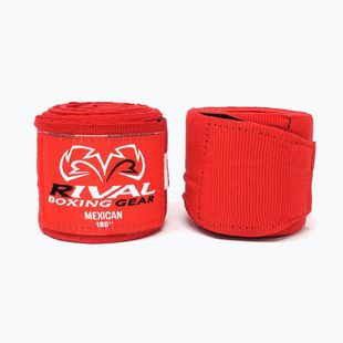 Boxerské bandáže Rival Mexican Handwraps 210 cm red