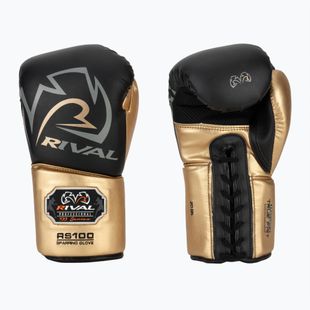 Boxerské rukavice Rival RS100 Professional černé/zlaté