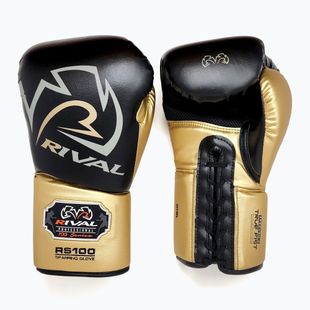Boxerské rukavice Rival RS100 Professional černé/zlaté