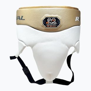 Chránič rozkroku Rival RNFL100 Professional Protector white/gold