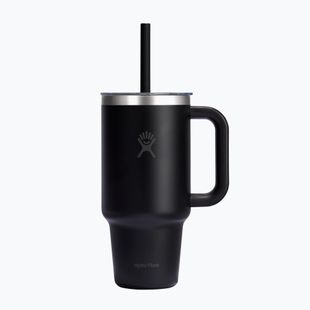 Termohrnek Hydro Flask Travel Tumbler Clear Lid black