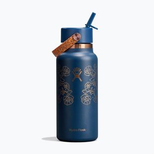 Termo láhev Hydro Flask Wide Mouth with Flex Straw Cap 946 ml western dark blue