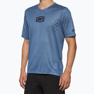 Pánský cyklistický dres 100% Airmatic Mesh slate blue