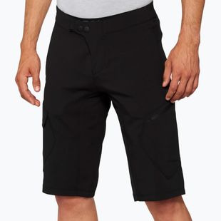 Pánské cyklistické šortky 100% Ridecamp Shorts W/ Liner black 40030-00002