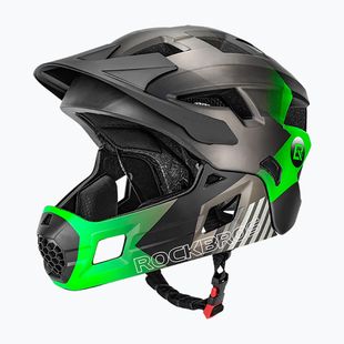 Dětská cyklistická helma Rockbros 10110061003 Kids Helmet black/ti-green