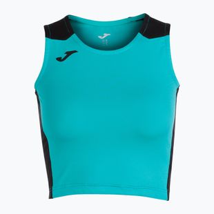 Dámské běžecké tričko Joma Record II Top turquoise/black