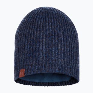 Zimní čepice BUFF Knitted & Fleece Lyne night blue