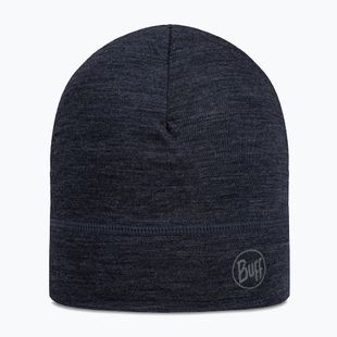 Čepice BUFF Lightweight Merino Wool jednobarevný night blue