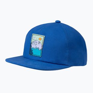 Dětská kšiltovka BUFF Snapback Solid azure